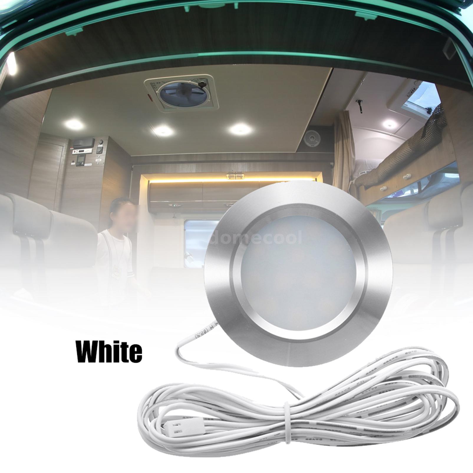 Recessed Ceiling Light 12LED Round For Car/RV/Trailer/Camper/Boat ...